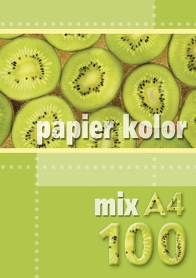 Papier ksero A4 80g 100ark. mix 5 kolorów